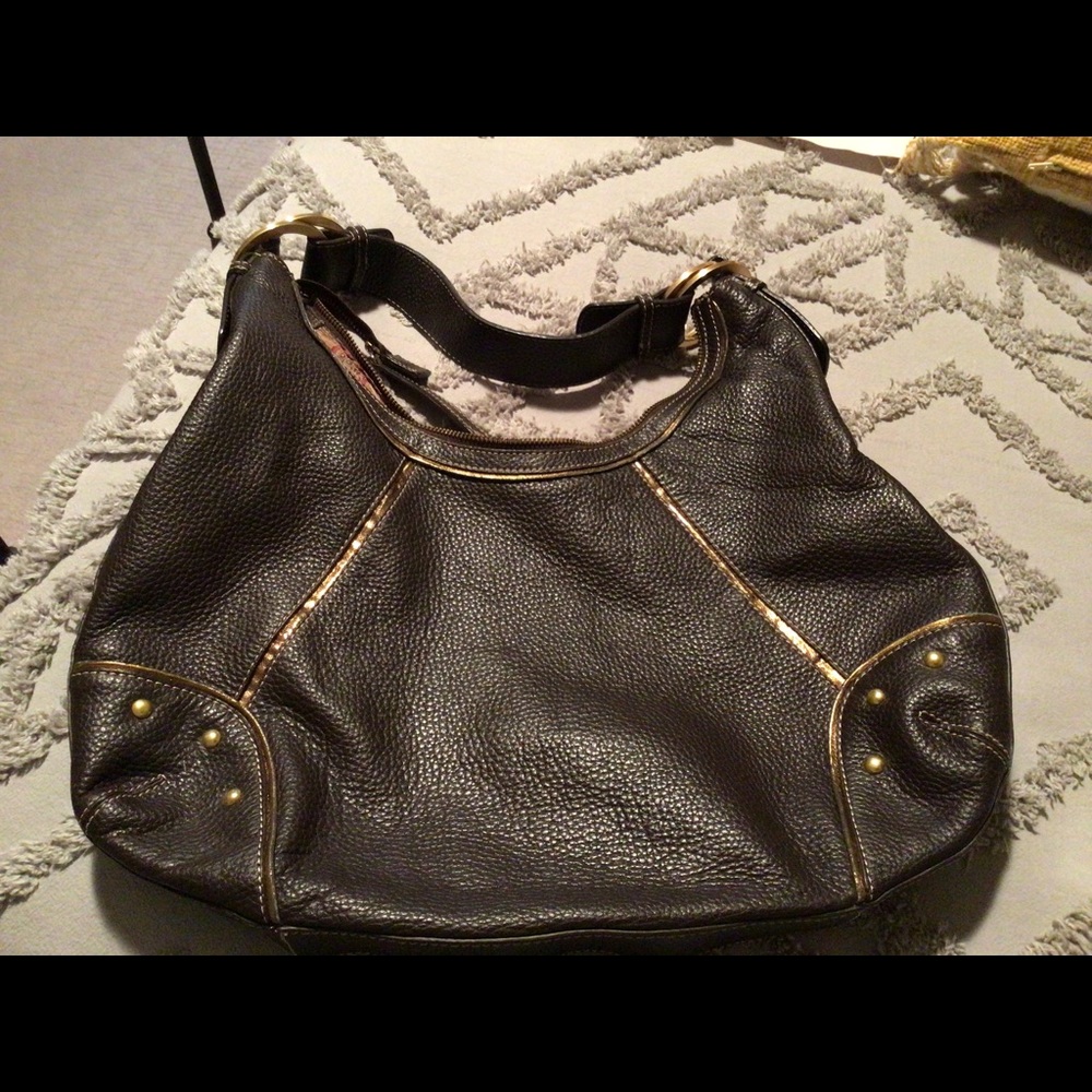 Beautiful leather handbag
